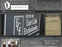 Tablet Screenshot of eastcobbendodontics.com